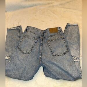 Acid wash Divided Jeans